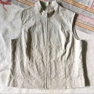 Lightly Loved ✨ Talbots Petites Embroidered Vest